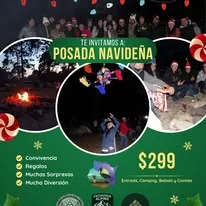 Cartel de convivencia navideña de Reino Natural